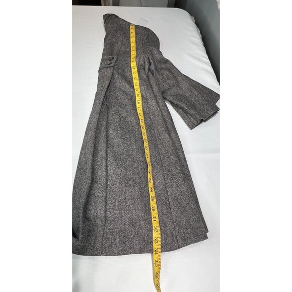 CAbi Shakespeare Swing Tweed Coat Sz 4 Brown Wool Blend Academia Office - Picture 8 of 16